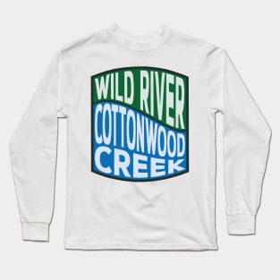 Cottonwood Creek (Idaho) Wild River wave Long Sleeve T-Shirt